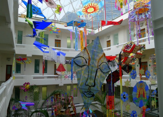 Kites in the Museo de Arte Popular