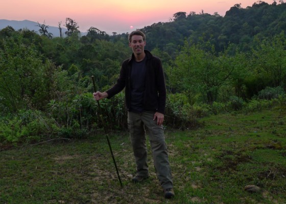 Setting off at sunrise: in the Muong Hoa valley below Mt. Fansipan
