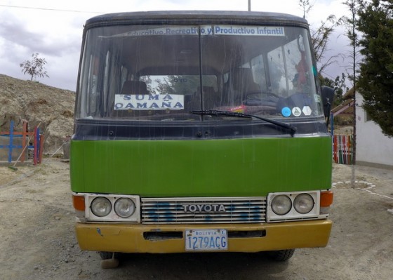 The Suma Qamaña school bus