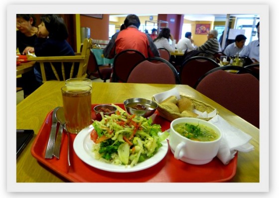 Restaurante vegetariano, La Paz, Bolivia