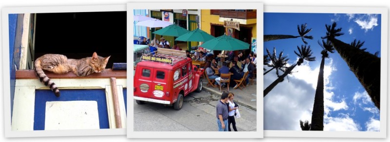 Sunday scenes from Filandia, Colombia