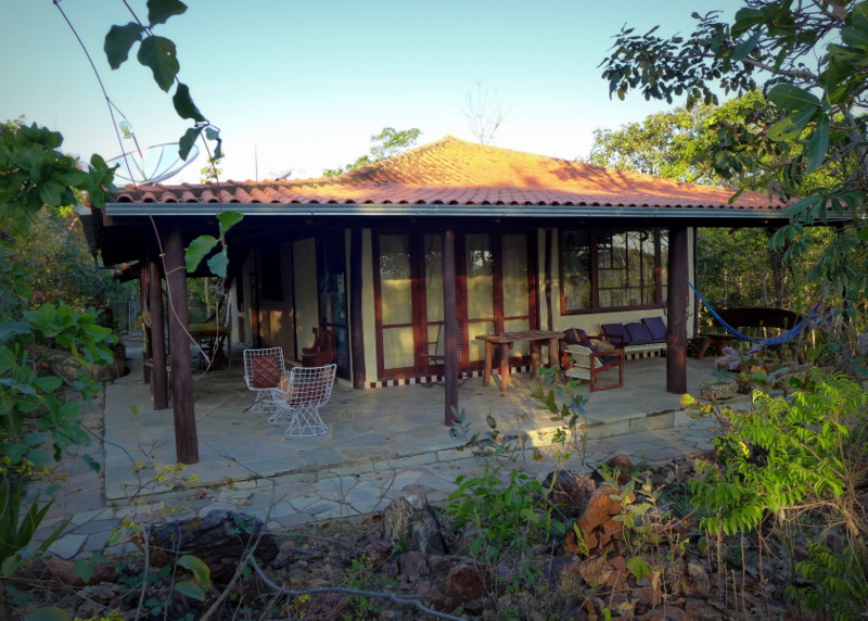 The main house at Canto Guardian in Pirenópolis, Brazil