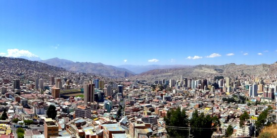 Lofty La Paz, Bolivia