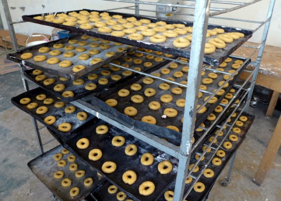 Cookies ready for the oven