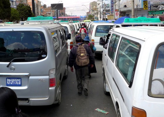 Road Race: Pedestrians usually win in congested La Paz