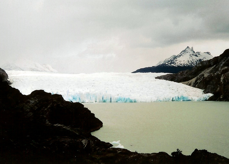 Glaciar y Lago Grey, El Parque Nacional Torres del Paine, Chile