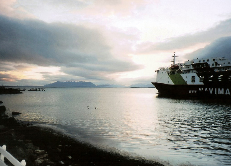 Ferry Arrival, Puerto Natales, Patagonia, Chile