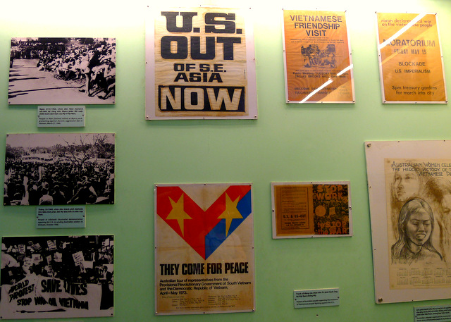 Display of support for North Vietnam during the war.