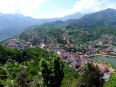 View of Sapa town from one of the lookout points