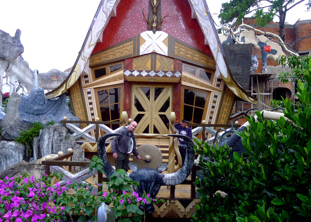 The whimsical Crazy House in Dalat, Vietnam is true to its name