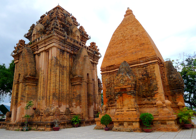 8th century Cham temples on the outskirts of Nha Trang, a reminder of the early Hindu presence in the Mekong region